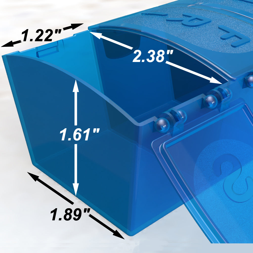 Pill Pod 7 Day Secure Medication Lock Box Compartment Sizes