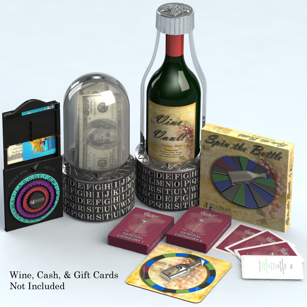 Puzzle Pod Cryptex Gift Set