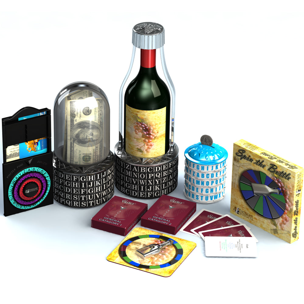 4Thought Products - Medication Lock Box, Brain Teaser Puzzles