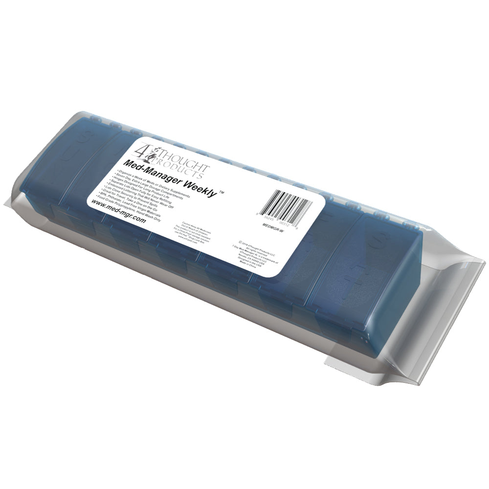 Med Manger Weekly Extra Large 7 Day Pill Organizer  packaged