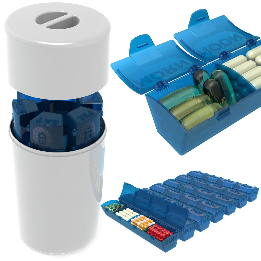 Med Manger XL Extra Large Weekly Pill Organizer, 4 dose
