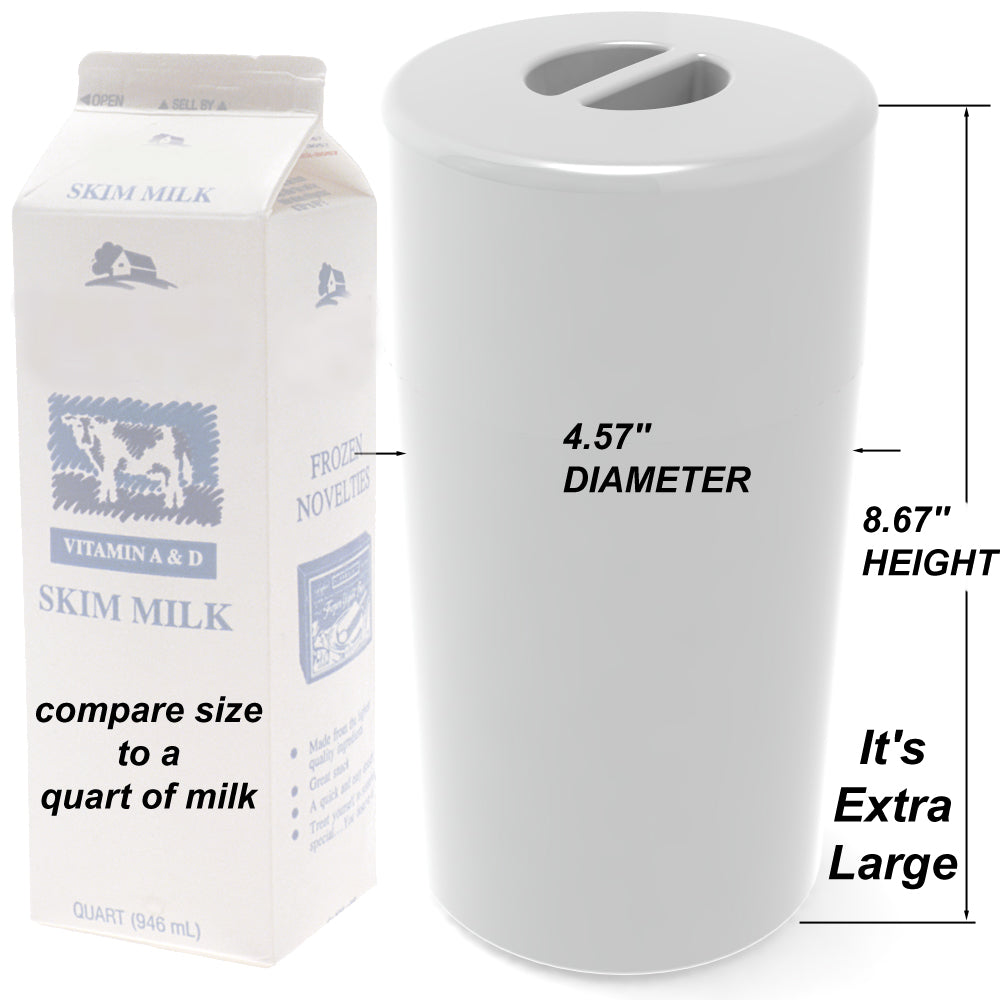 Med Manger XL Extra Large Weekly Pill Organizer, 4 dose, dimensions