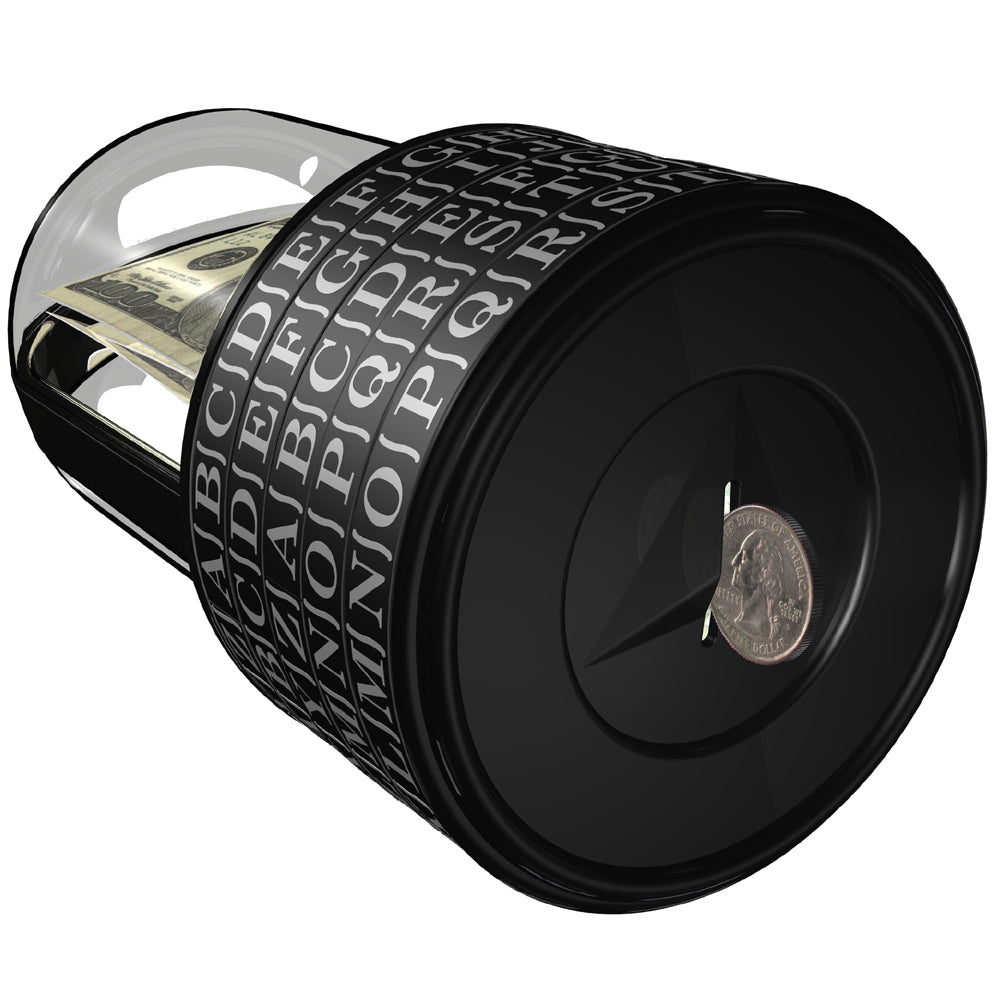 Puzzle Pod Cryptex Gift Card and Cash Puzzle Box and Coin Bank 