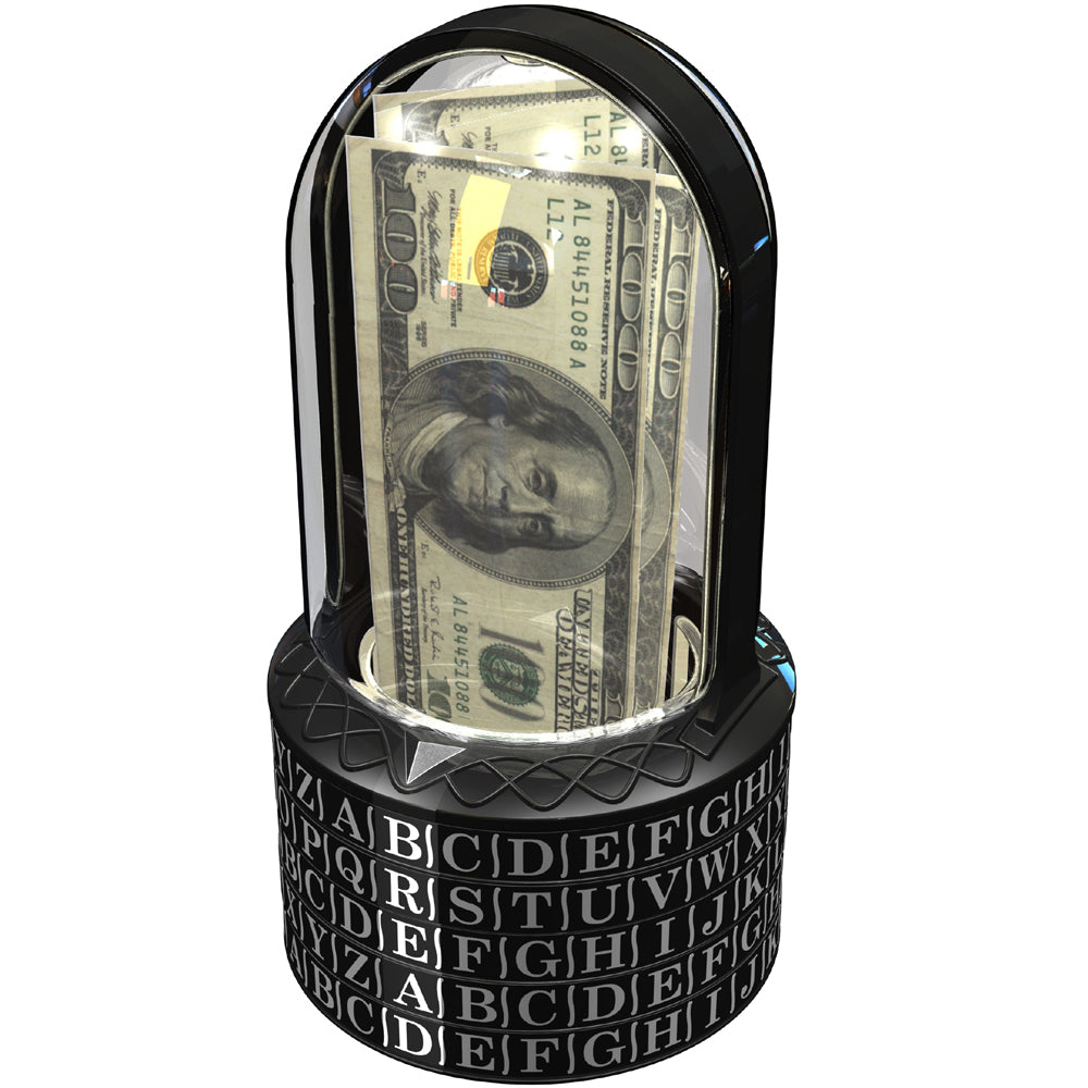 Puzzle Pod Cryptex Money Puzzle Box and Coin Bank
