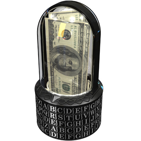 Puzzle Pod Cryptex Money Puzzle Box and Coin Bank