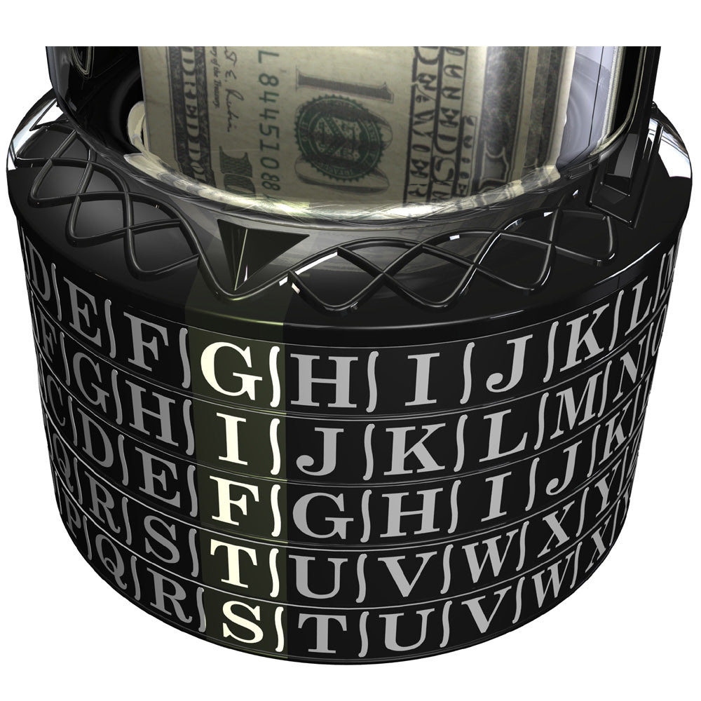 Puzzle Pod Cryptex Gift Card Puzzle Box and Coin Bank Tumblers