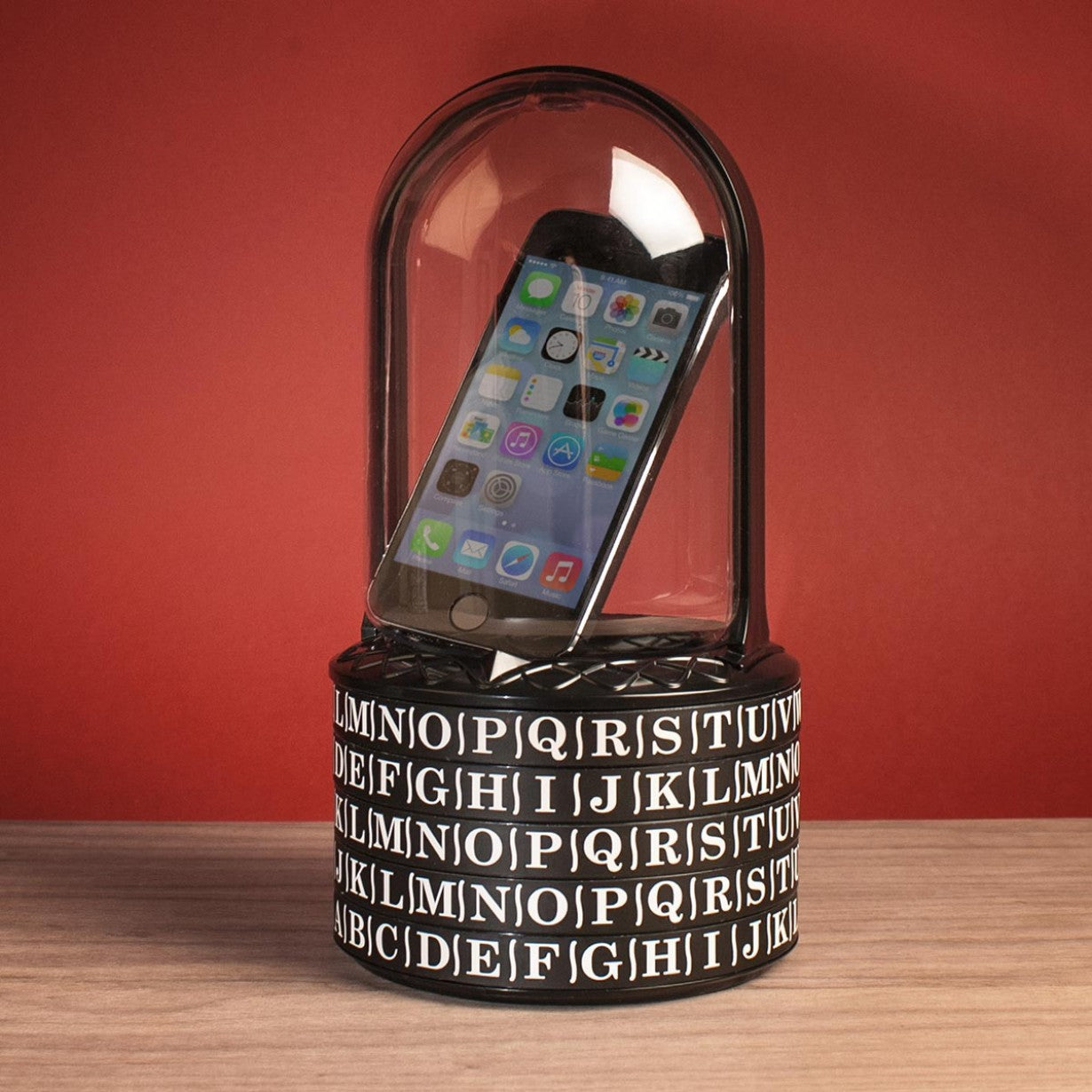 Puzzle Pod Cryptex Money Puzzle Box and Coin Bank with phone