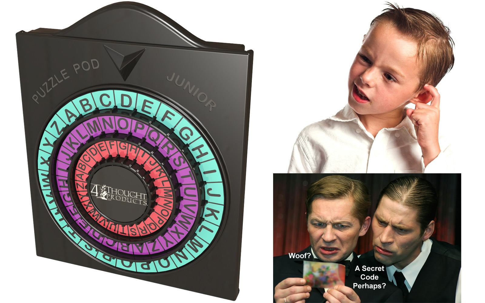 Puzzle Pod Junior cash and gift card  puzzle box collage