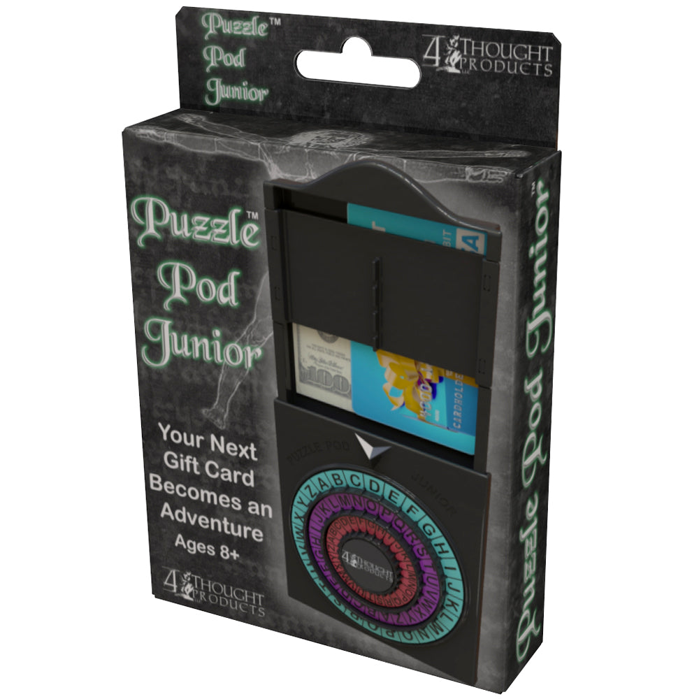 Puzzle Pod Junior cash and gift card  puzzle box package