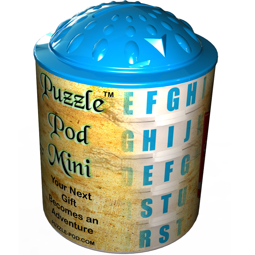 Puzzle Pod Mini Cryptex Money Puzzle Box and Coin Bank Packaged