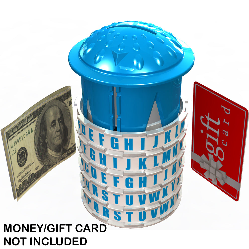Puzzle Pod Mini cryptex money puzzle box with cash and gift card