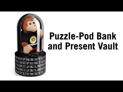 Puzzle Pod Cryptex Money Puzzle Box and Coin Bank Video